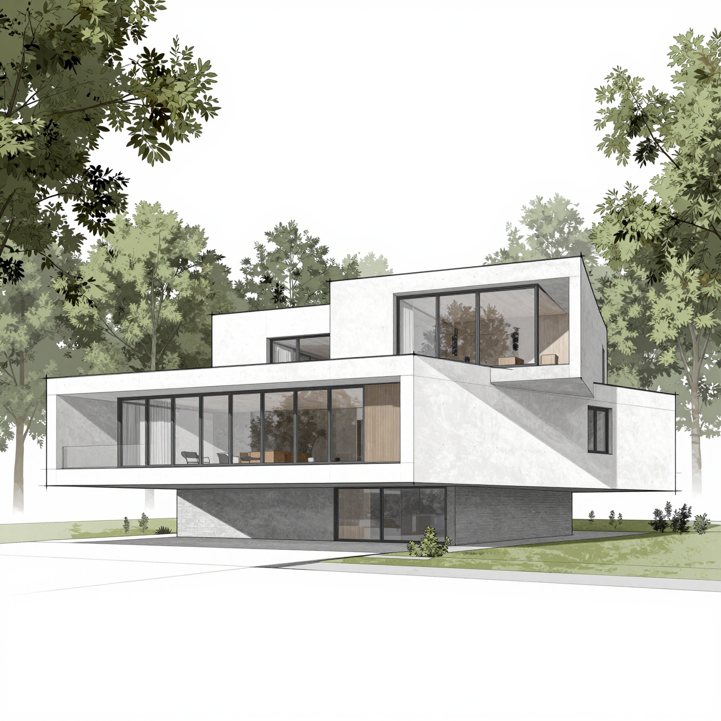 Architectural pixels example