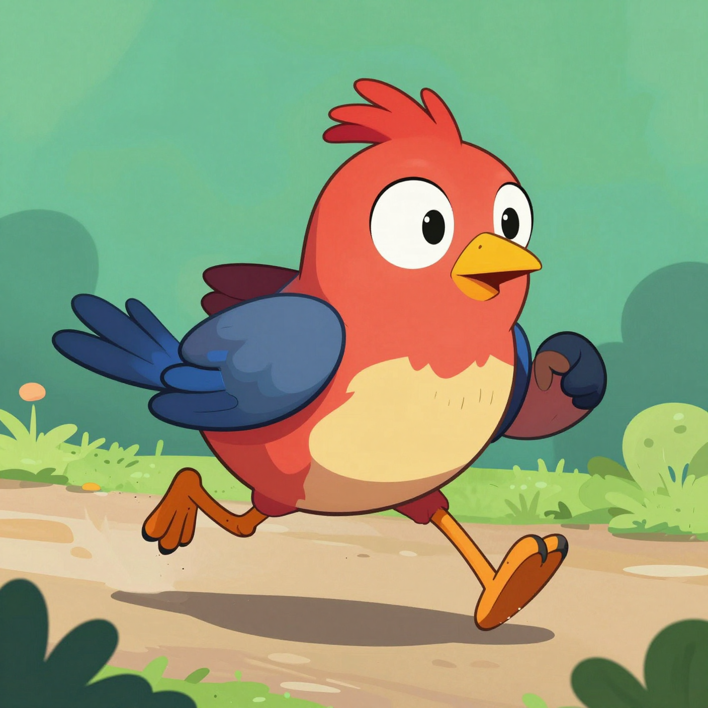 Cartoon pixels example