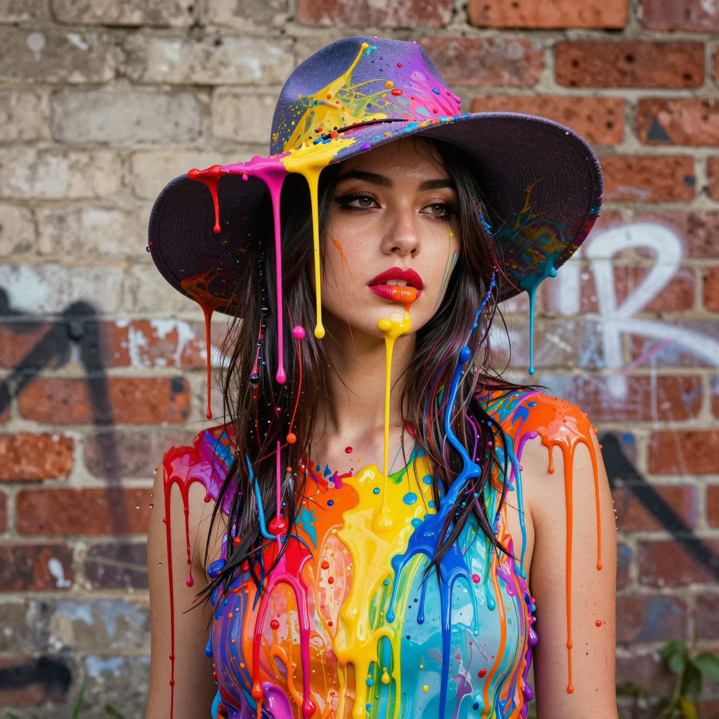 Dripping pixels example