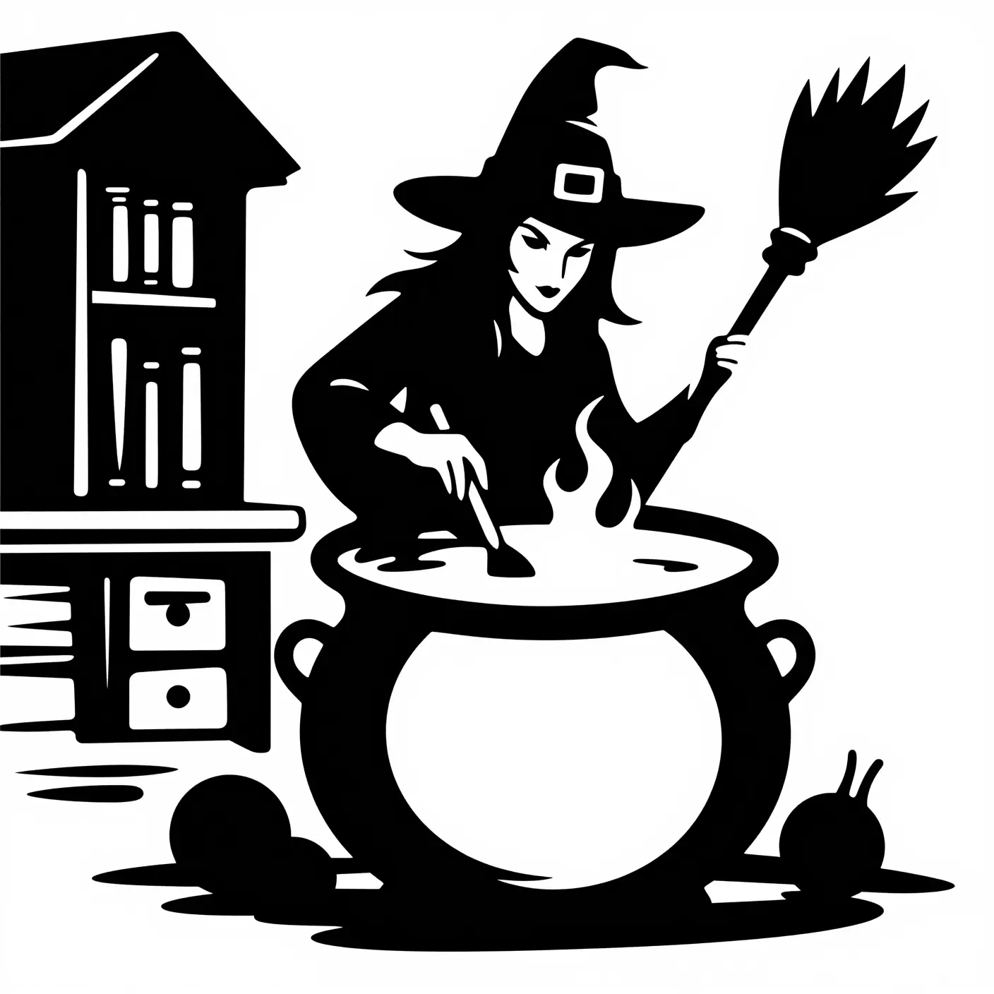 Bold grayscale svg example